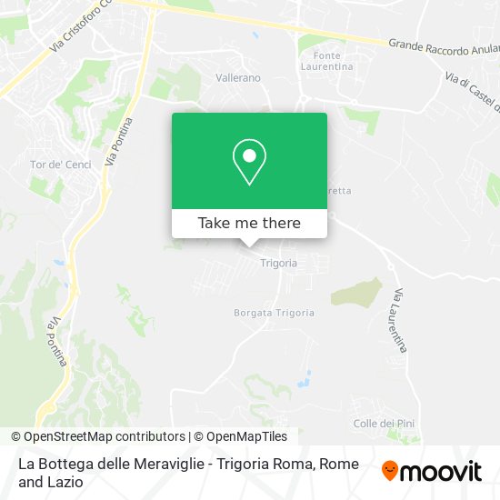 La Bottega delle Meraviglie - Trigoria Roma map