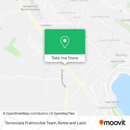 Tecnocasa Frattocchie Team map