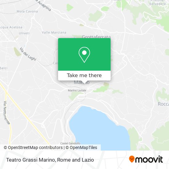 Teatro Grassi Marino map