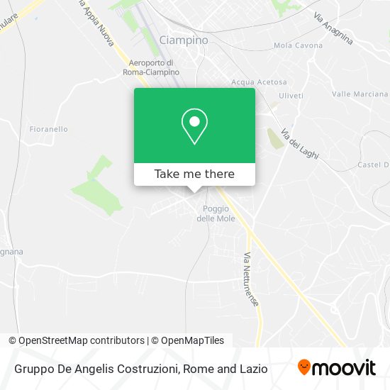 Gruppo De Angelis Costruzioni map