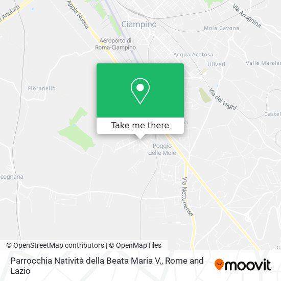 Parrocchia Natività della Beata Maria V. map