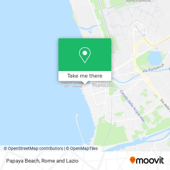 Papaya Beach map