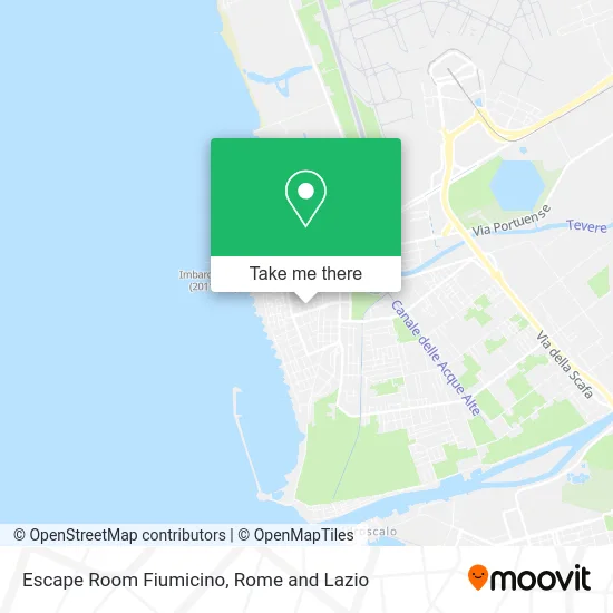 Fiumicino Escape Room map