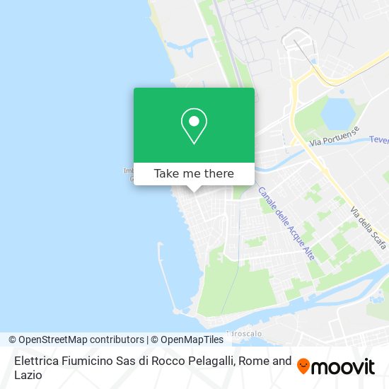 Elettrica Fiumicino Sas di Rocco Pelagalli map