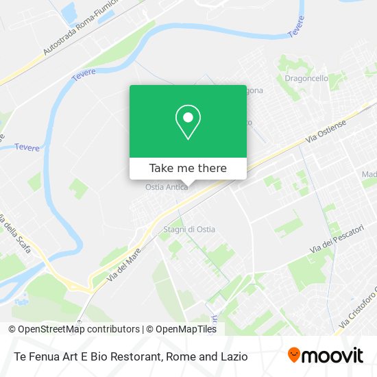 Te Fenua Art E Bio Restorant map