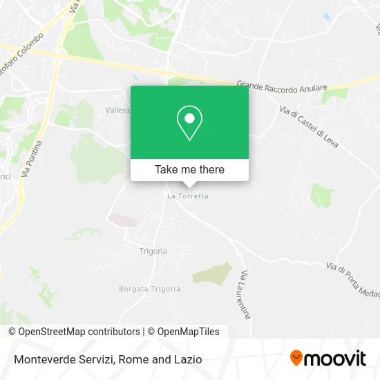Monteverde Services map