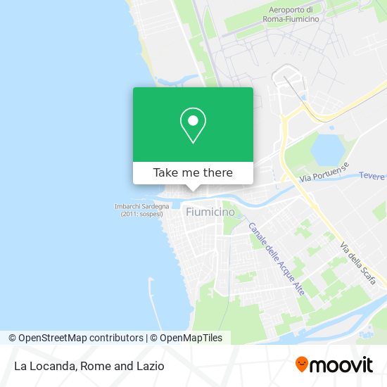 La Locanda map