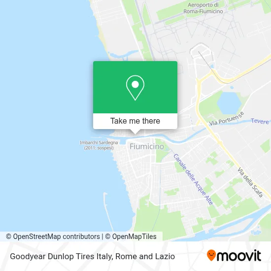 Goodyear Dunlop Tires Italy map
