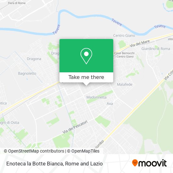 Enoteca la Botte Bianca map