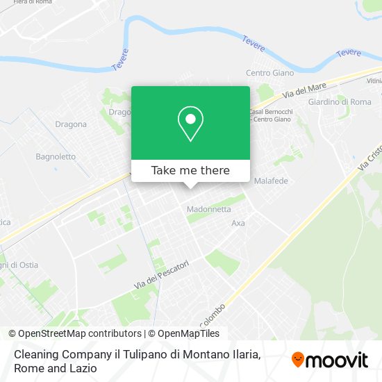 Cleaning Company il Tulipano di Montano Ilaria map