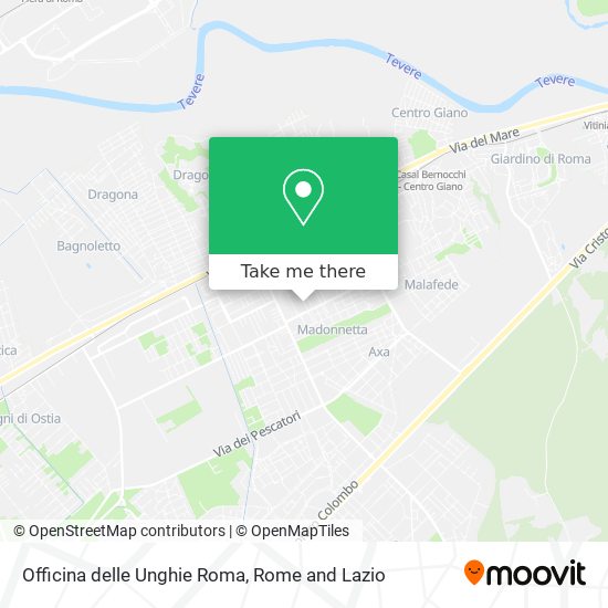 Officina delle Unghie Roma map