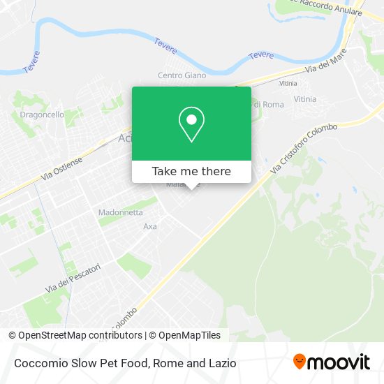 Coccomio Slow Pet Food map