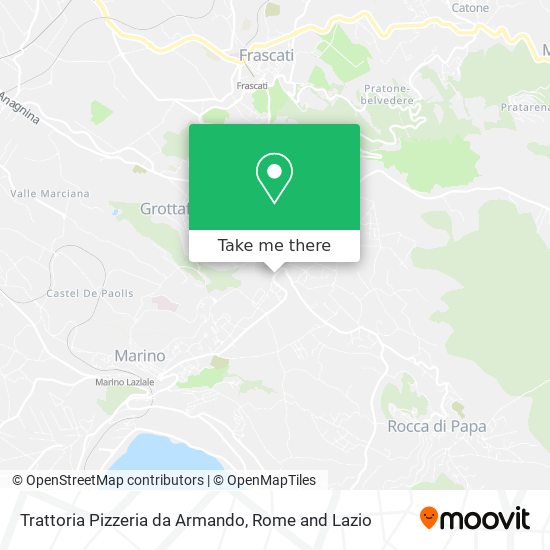 Trattoria Pizzeria da Armando map