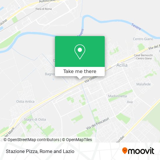 Stazione Pizza map
