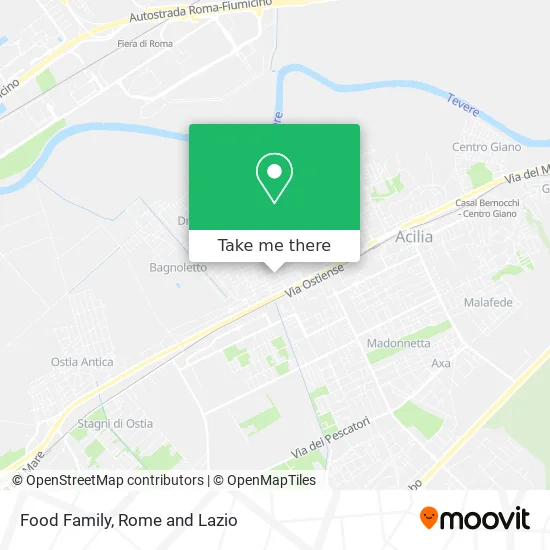 Food Family map
