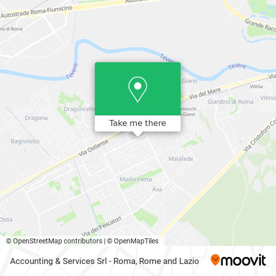 Accounting & Services Srl - Roma map