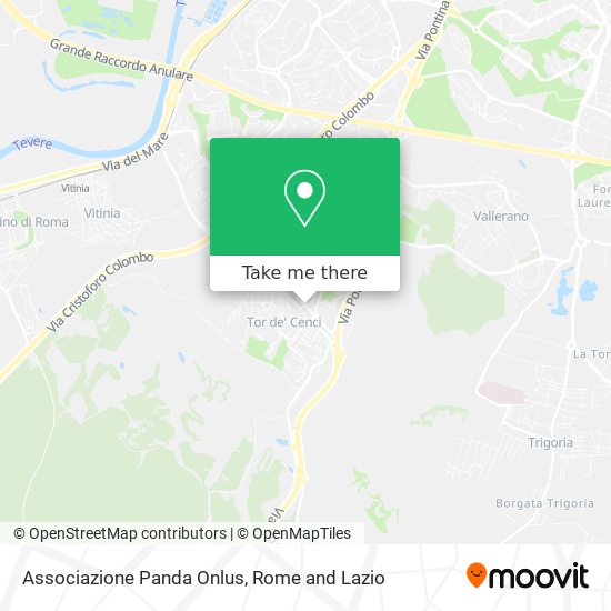 Associazione Panda Onlus map
