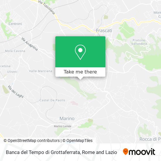 Banca del Tempo di Grottaferrata map