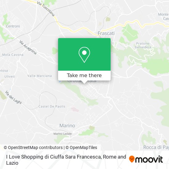 I Love Shopping di Ciuffa Sara Francesca map
