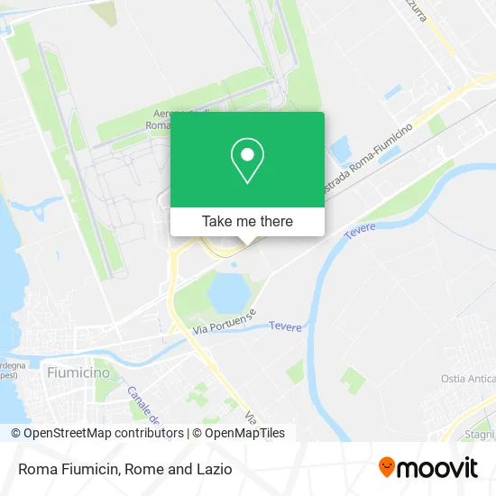 Roma Fiumicin map