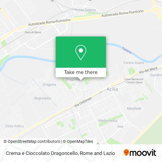 Crema e Cioccolato Dragoncello map