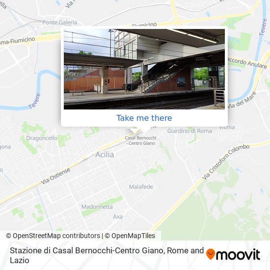 Stazione di Casal Bernocchi-Centro Giano map