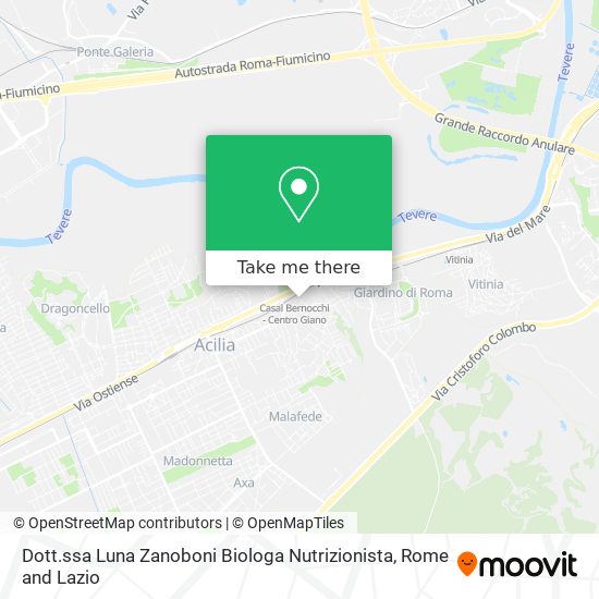 Dott.ssa Luna Zanoboni Biologa Nutrizionista map
