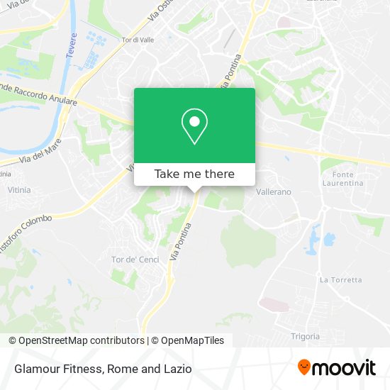 Glamour Fitness map