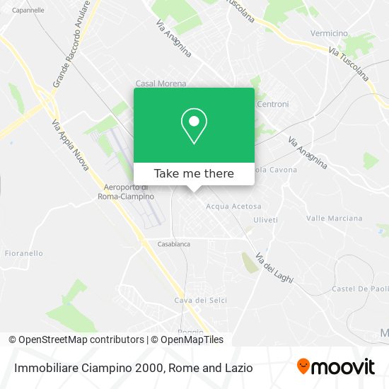 Immobiliare Ciampino 2000 map