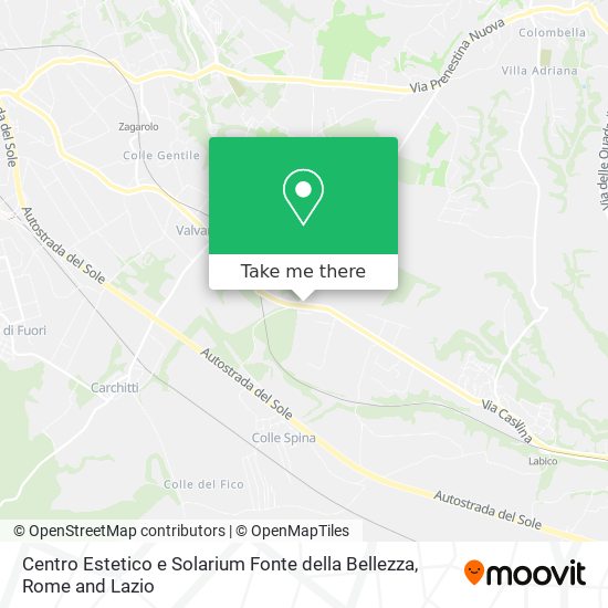 Centro Estetico e Solarium Fonte della Bellezza map