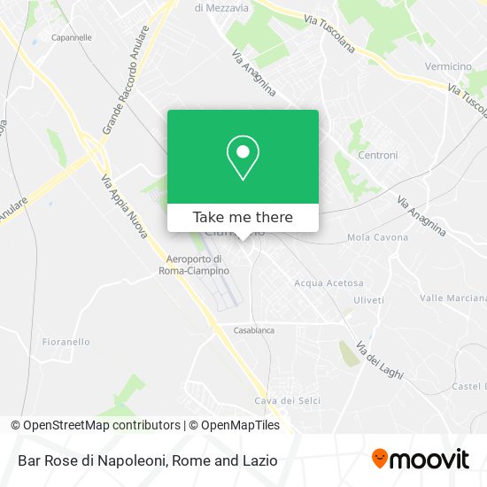 Bar Rose di Napoleoni map