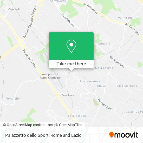 Palazzetto dello Sport map