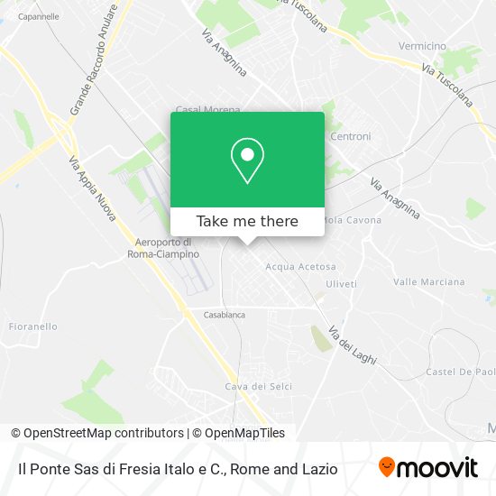 Il Ponte Sas di Fresia Italo e C. map