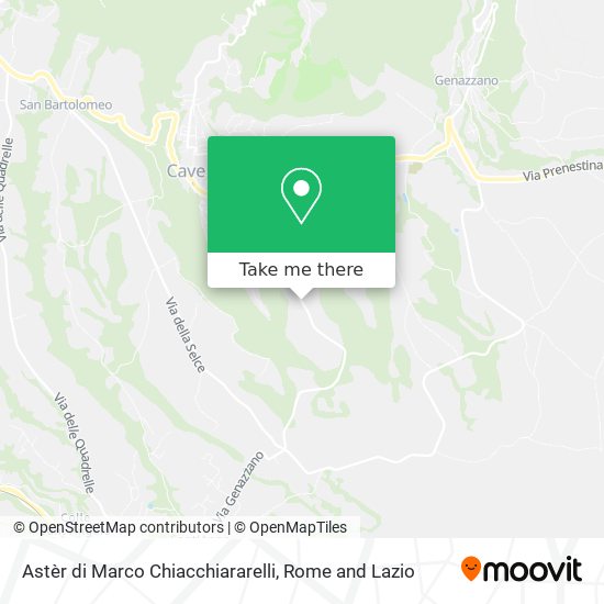 Astèr di Marco Chiacchiararelli map