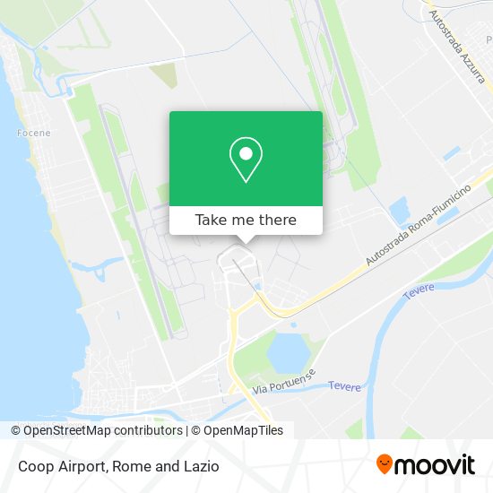 Coop Airport map