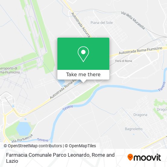 Farmacia Comunale Parco Leonardo map