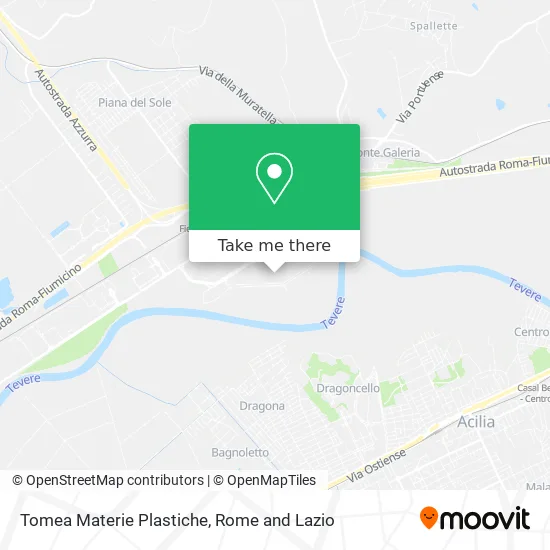 Tomea Plastic Materials map