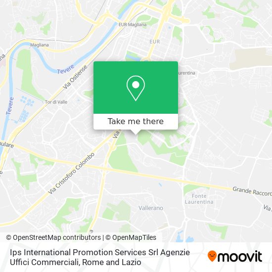 Ips International Promotion Services Srl Agenzie Uffici Commerciali map