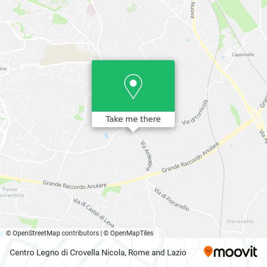 Centro Legno di Crovella Nicola map