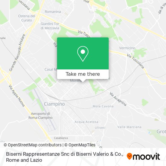 Biserni Rappresentanze Snc di Biserni Valerio & Co. map