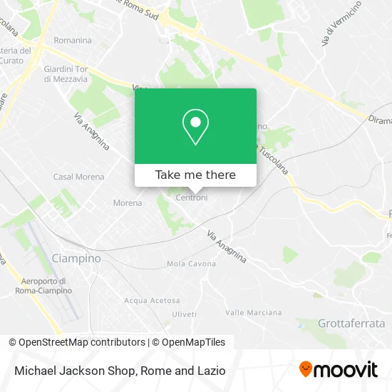 Michael Jackson Shop map