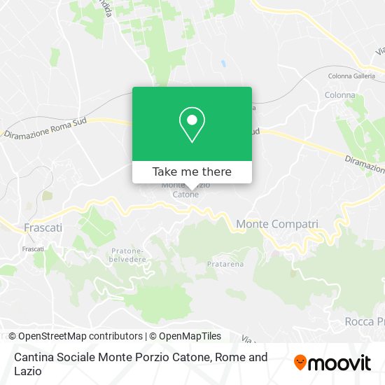 Cantina Sociale Monte Porzio Catone map