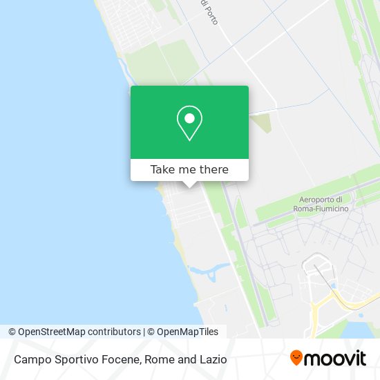Campo Sportivo Focene map