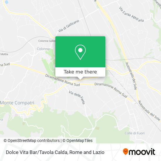 Dolce Vita Bar/Tavola Calda map