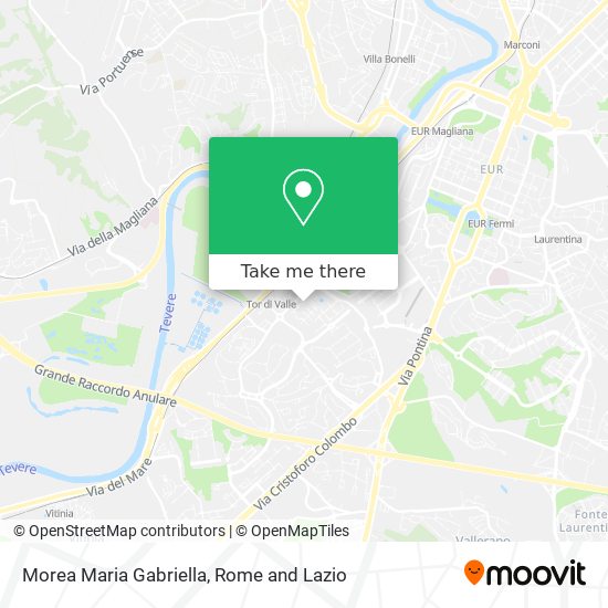 Morea Maria Gabriella map