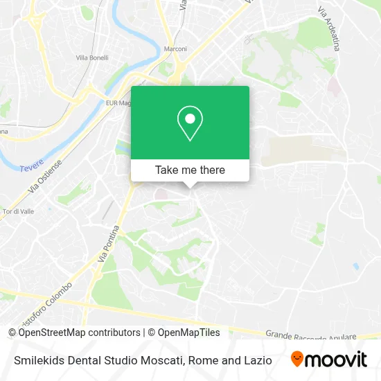 Smilekids Dental Studio Moscati map