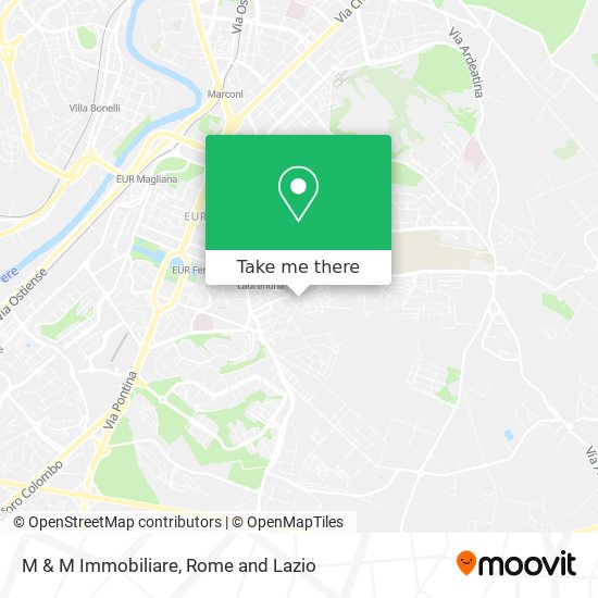 M & M Immobiliare map