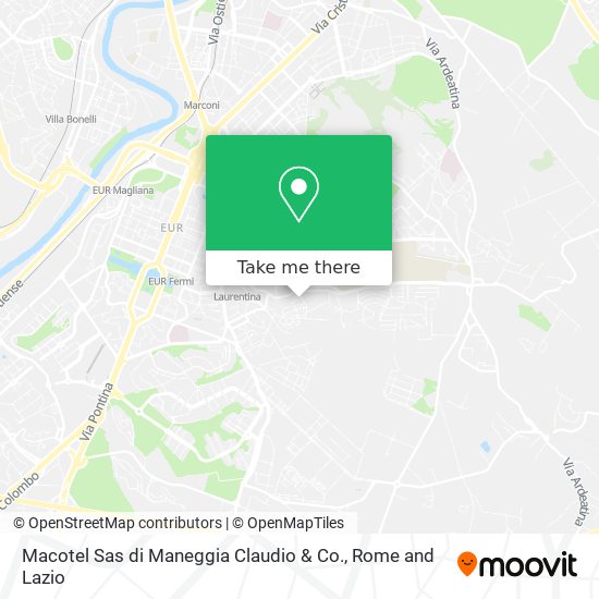 Macotel Sas di Maneggia Claudio & Co. map
