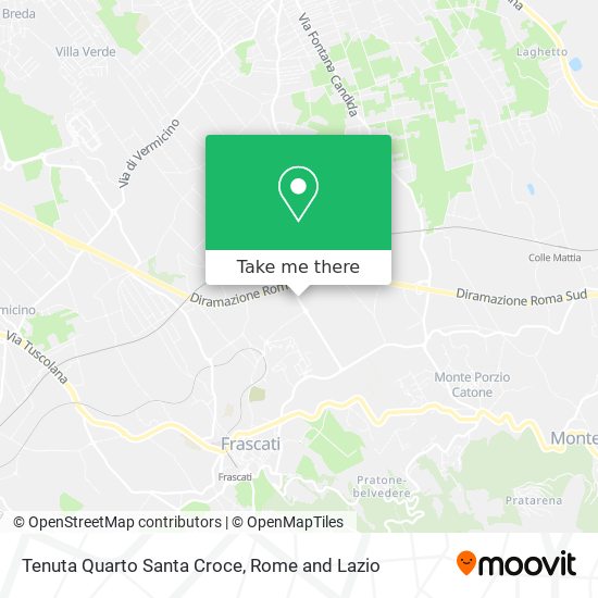 Tenuta Quarto Santa Croce map