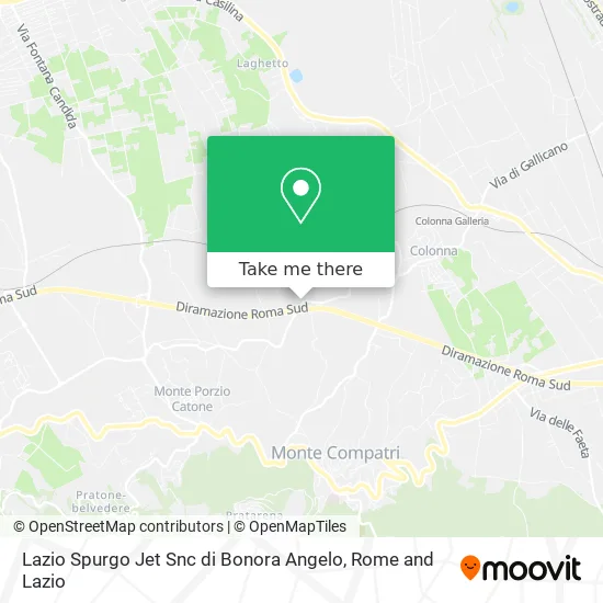 Lazio Spurgo Jet Snc by Bonora Angelo map